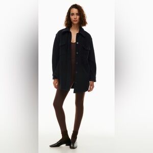 Aritzia Wilfred Free The Ganna™ Shirt Jacket Black